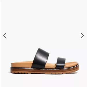 Madewell Charlie double strap sandal size 7